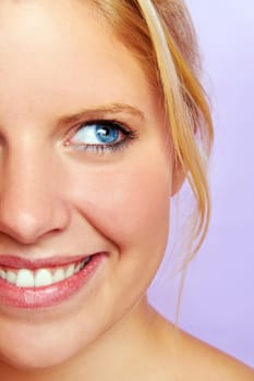 Portrait of a pretty young woman