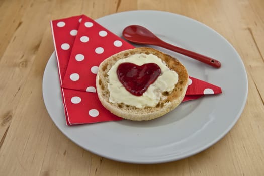 Love-made breakfast