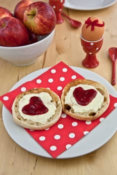 Love-made breakfast