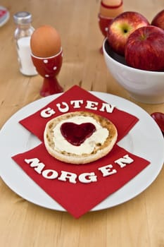 Love-made breakfast