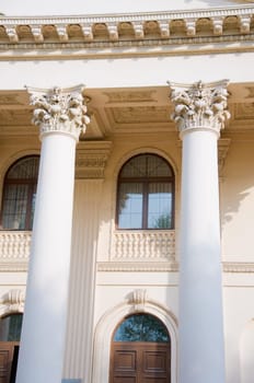 The historic building and cultural heritage of the Stalin era. Cinema stereo. Sochi Rassia