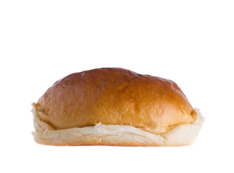 round buns isolated on white background
