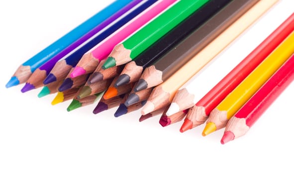 Color pencils. Texture or background