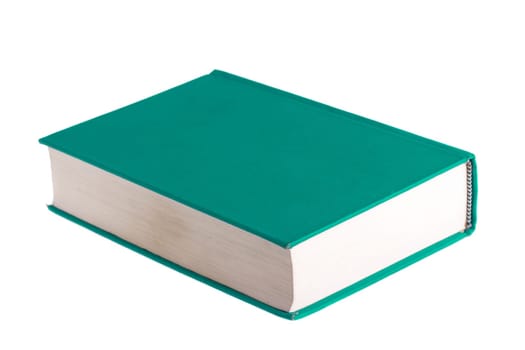 green book isolated on white background