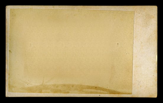 Cabinet card vintage photograph grunge design element with border.