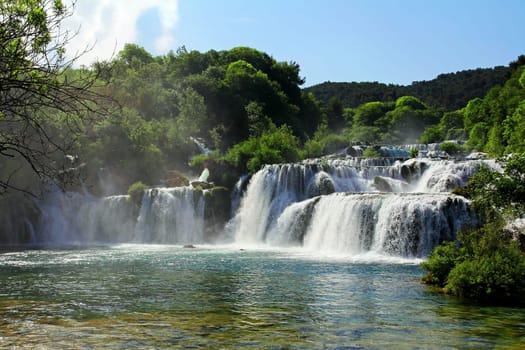 The Krka Waterfalls in Croatia
