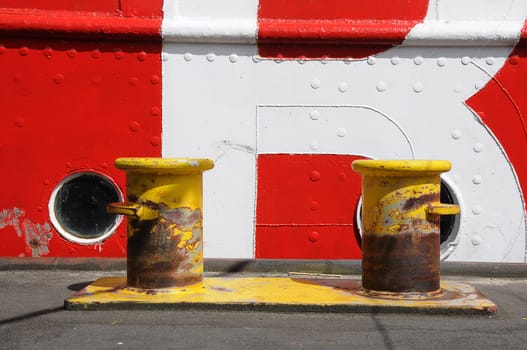 two bollards
