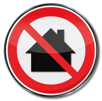 Sign nit in a residential area