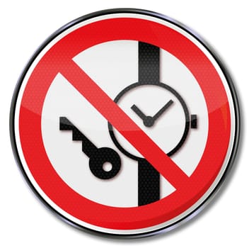 Safety signs,no metal parts