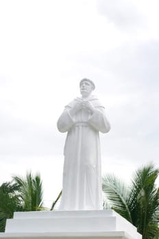 statue of St Peter the baptist in Naga City, Philippines