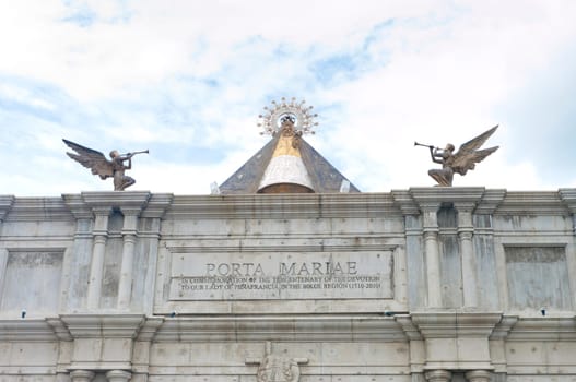 part of porta mariae in Naga City, Philippines. A commemorative arch dedicated to  Lady of Peñafrancia, celebrating 300 years of devotion (1710).
