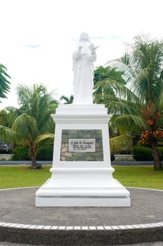 statue of st. John the evangelist in Naga City, Philippines