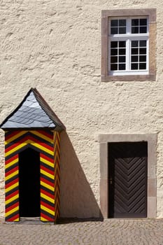 Guard house in front of Waldeck Castle on Lake Edersee