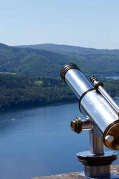 View of the Edersee near Waldeck