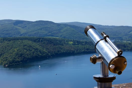 View of the Edersee near Waldeck