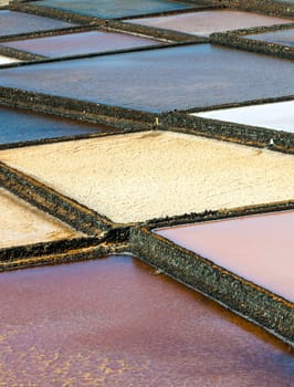 salt basins in saline de Janubio