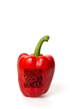 Peppers with QR Code
