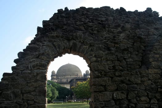 World famous Gol Gumbaz with whispering gallery, Bijapur, Karnataka, India, Asia