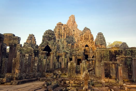 Bayon temple. Near Siem Riep. Cambodia