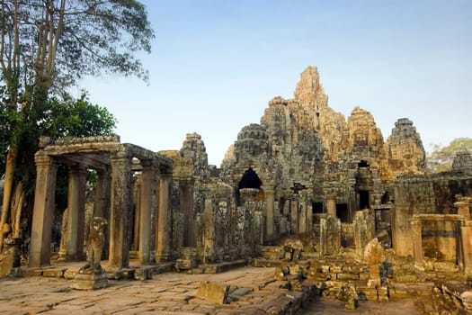 Bayon temple. Near Siem Riep. Cambodia