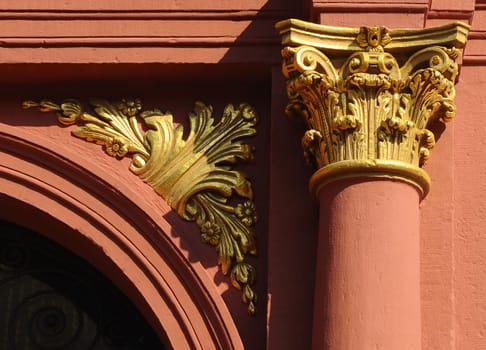 Entrance from the University Museum in Heidelberg Detail