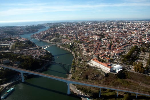 Oporto - aerial view