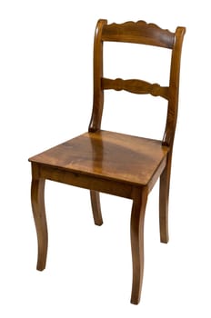 Antique Biedermeier Chair in Cherry Wood