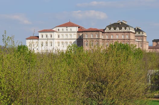 Reggia baroque royal palace in Venaria Reale Turin Italy