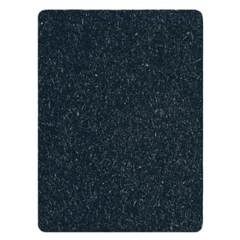 Mat pad used for noise reduction and sound proofing in the construction industry - isolated over white background