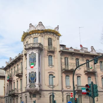 Casa Fleur Fenoglio in Turin Italy ancient liberty architecture
