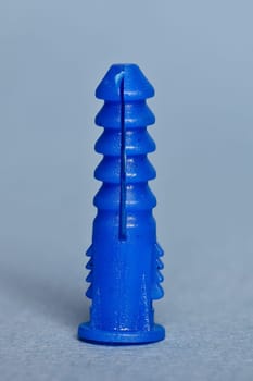Ribbeed plastic anchor for drywall or plaster project
