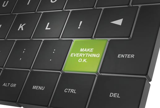 The perfect keyboard with special buttons - Die perfekte Tastatur mit besondere Tasten