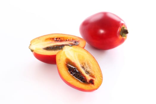 Tamarillo (Cyphomandra betacea), an exotic tropical fruit native to Peru and Bolivia