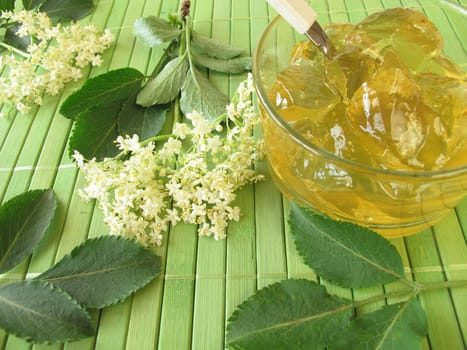 Elderflower jelly