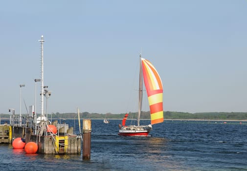 Sailing ship in Travemunde