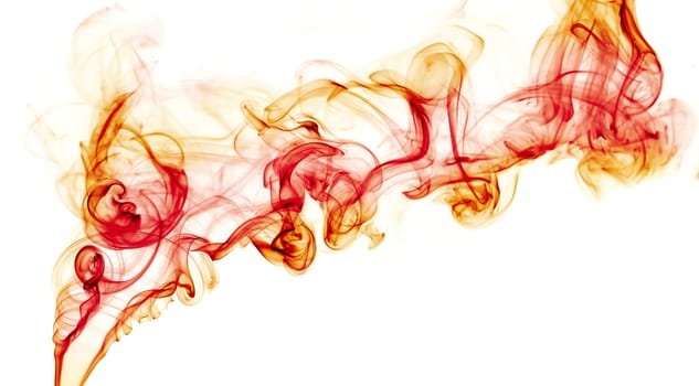Abstract colorful background made with real smoke