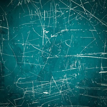 Scratched green damaged Metal Background