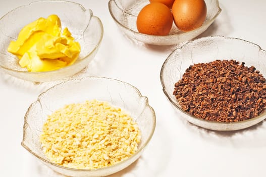 Baking Ingredients,Eggs,Almonds,Margarine,Chocolate