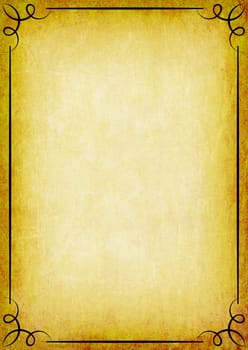 Parchment Ornament Line Grid Template