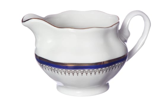 a milk jug on a white background