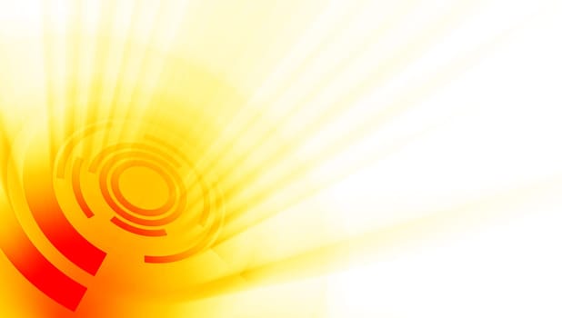 Abstract Light Rotation Yellow Red White