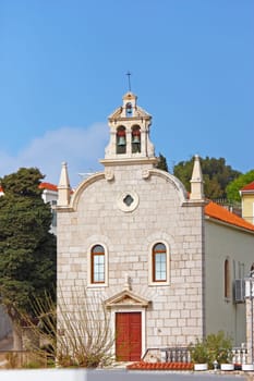 Little church on Mediterranean coast