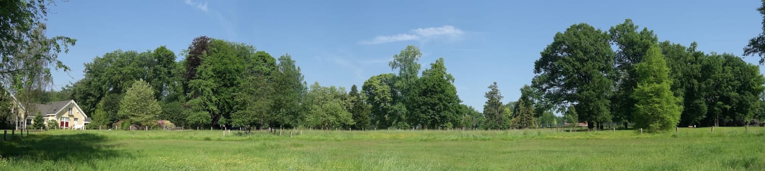 panoramic view of a park in Oldenzaal, Netherlands