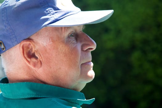 Senior with cap