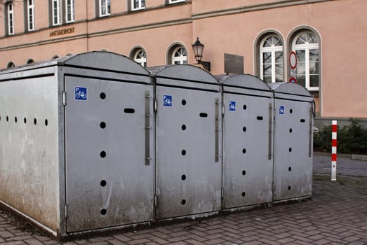 Bicycle boxes in Hamelin