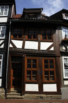 Half-timbered house in Hamelin
