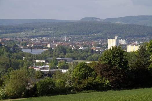View of Hamelin from Ohrberg