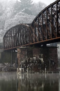 Old railway bridge in Hamelin