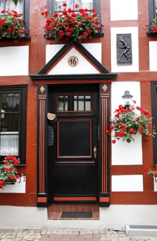 House entrance in Hamelin