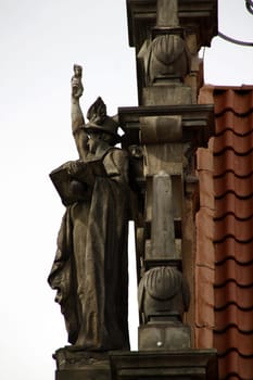 Reichsbank building in Hamelin (detail)